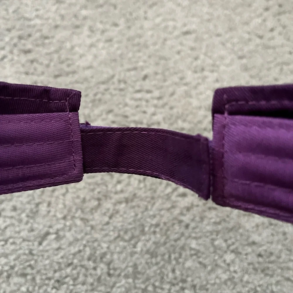 Purple Embroidered LPGA*USGA Girls Golf Visor - Picture 3 of 4